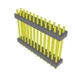 Conn Board Stacker HDR 24 POS 2.54mm Solder ST Top Entry Thru-Hole FLEX STACK Bulk