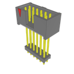 Conn Elevated Shrouded Header HDR 12 POS 2.54mm Solder ST Top Entry Thru-Hole Bulk