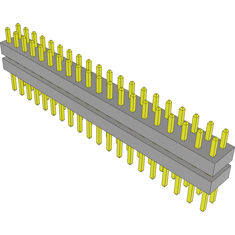 Samtec-TW-20-09-G-D-190-165 Steckverbinderleisten und Leiterplattenbuchsen Conn Board Stacker HDR 40 POS 2mm Solder ST Top Entry Thru-Hole Bulk