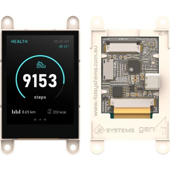 4D Systems-SK-GEN4-ESP32-24CT Herramientas y kits de desarrollo GEN4-ESP32-24CT TFT Module Starter Kit