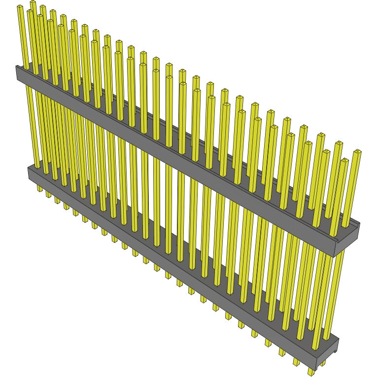Samtec-DW-25-14-T-D-900 Steckverbinderleisten und Leiterplattenbuchsen Conn Board Stacker HDR 50 POS 2.54mm Solder ST Top Entry Thru-Hole Bulk