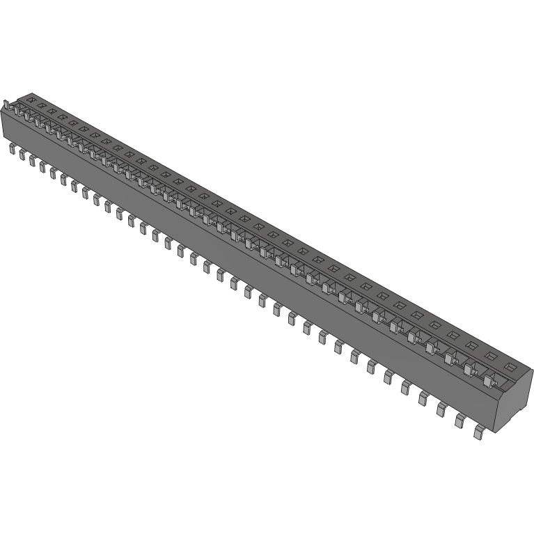 Samtec-CLP-135-02-L-DH-TR Steckverbinderleisten und Leiterplattenbuchsen Conn Socket Strip SKT 70 POS 1.27mm Solder RA Side Entry SMD TIGER CLAW™ T/R