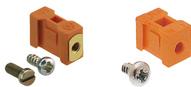 Weidmuller-1723470000 Steckverbinderzubehör Connector Accessories Mounting Block Straight Orange Box