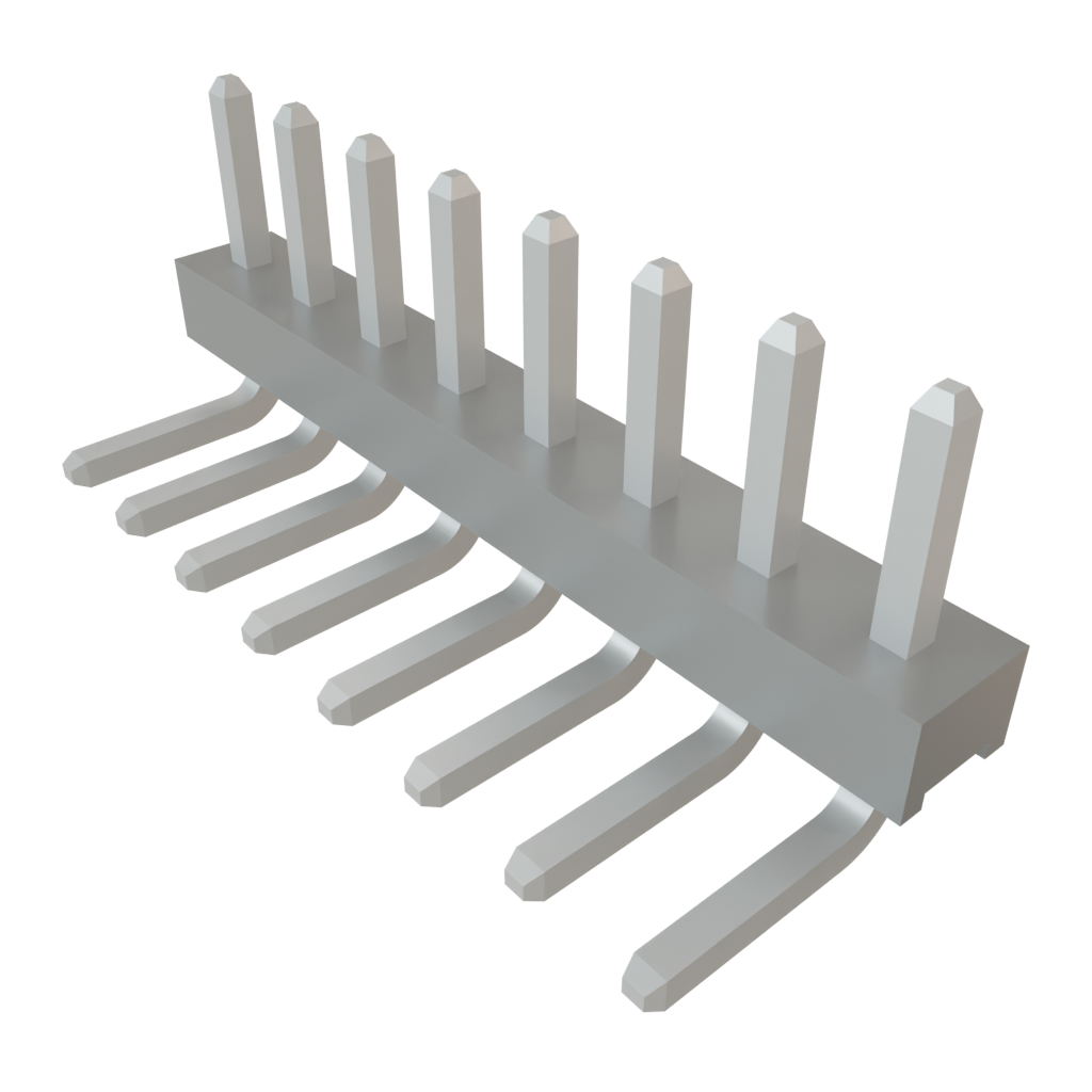 Samtec-TMM-108-01-T-S-RA Steckverbinderleisten und Leiterplattenbuchsen Conn Unshrouded Header HDR 8 POS 2mm Solder RA Side Entry Thru-Hole Bulk