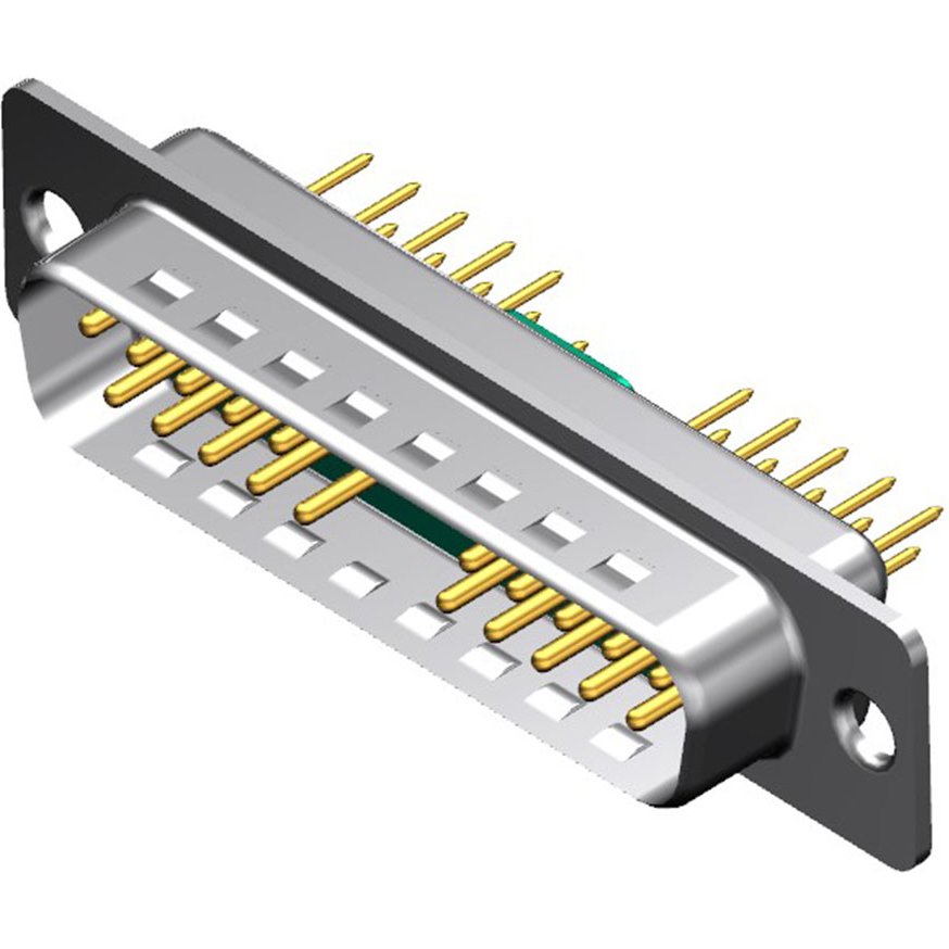 Molex-173107-0081 Steckverbinder, D-Sub Conn Combo D-Sub M 20Signal/1Cavity POS 1.4mm Solder ST Thru-Hole 20 Terminal 1 Port FCT Products Carton
