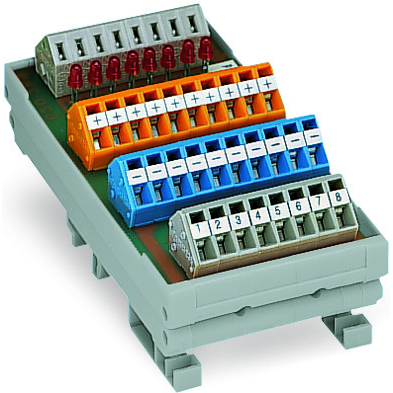 WAGO-289-665 Schnittstellenmodule Connection module for 8 3 conductor sensors LED indicator positive switching