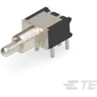 TE Connectivity-3-1437561-8 Switch Toggle Switch Toggle ON None ON SPDT Short Bat Lever PC Pins 20VAC 20VDC 0.4VA PC Mount with Bracket