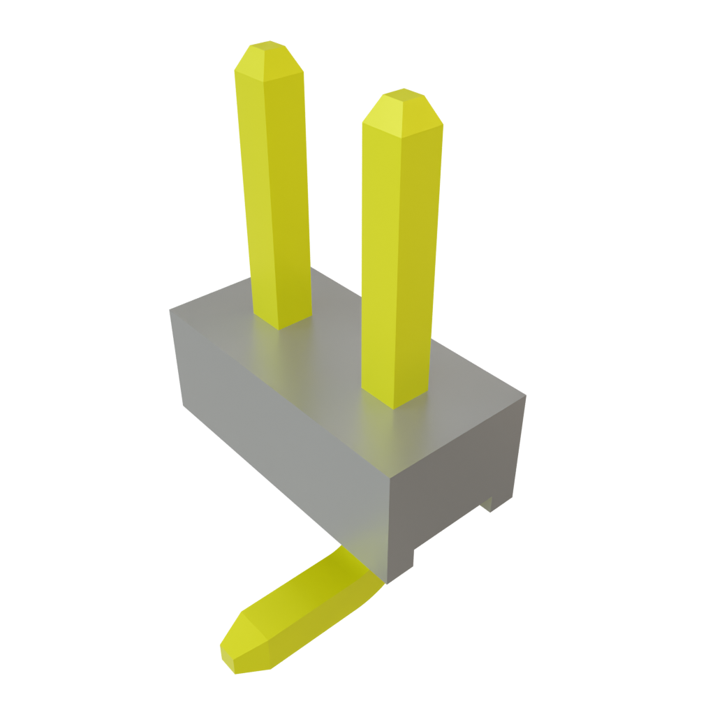 Samtec-TMM-102-01-G-S-SM Steckverbinderleisten und Leiterplattenbuchsen Conn Unshrouded Header HDR 2 POS 2mm Solder ST Top Entry SMD Bulk