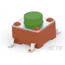 TE Connectivity-1-1977223-0 Tastschalter Switch Tactile OFF (ON) SPST Round Button Gull Wing 0.05A 24VDC 1000000Cycles 1.57N SMD T/R