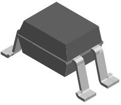 Vishay-VO615A-4X018T Transistor- und fotovoltaischer Ausgang, Optokoppler Optocoupler DC-IN 1-CH Transistor DC-OUT 4-Pin PDIP SMD T/R