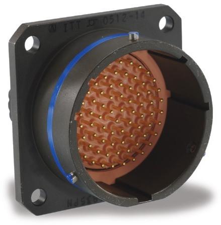 ITT Corporation-KJL0T9B35PN Steckverbinder, rund Conn Circular PIN 6 POS Crimp ST Wall Mount 6 Terminal 1 Port