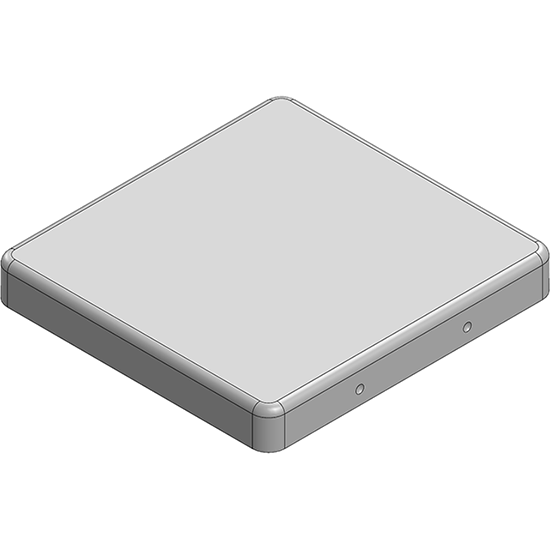 Masach Tech-MS266-10C null 30 x 25.8 x 3.5mm Two-piece Drawn-Seamless RF Shield/EMI Shield COVER (CRS)