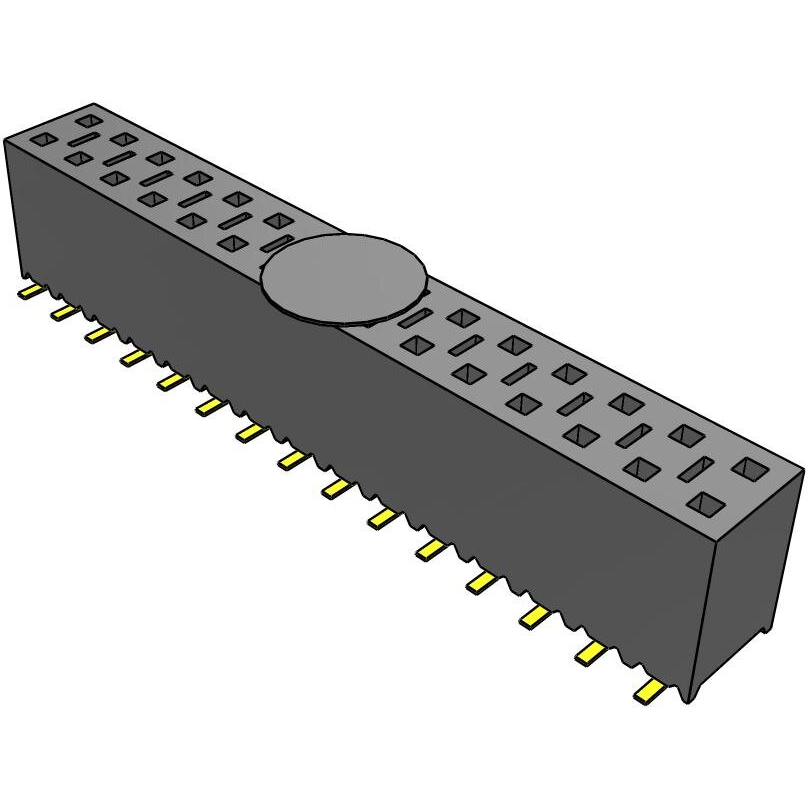 Samtec-SSM-115-L-DV-K Cabezales del conector y receptáculos PCB Conn Socket Strip SKT 30 POS 2.54mm Solder ST Top Entry SMD Tube