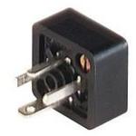 Conn Rectangular M 3Signal/1Ground POS Solder ST Panel Mount