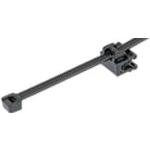 Cable Accessories Edge Clip With Cable Tie Steel/Nylon 6/6 Black Zinc
