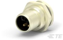 TE Connectivity-T4140L12031-000 Steckverbinder, rund Conn M12 Circular PIN 2 POS Solder ST Thru-Hole 2 Terminal 1 Port