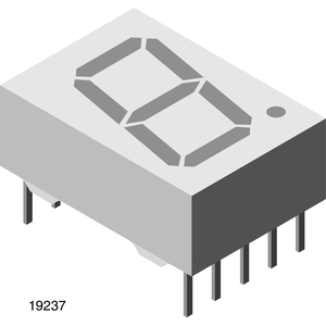 Vishay-TDSG5150-MN LED-Anzeigen, segmentiert Display Segmented Module 1DIGIT 8LED Green CA 10-Pin DIP Module