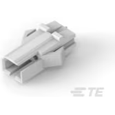 TE Connectivity-172213-2 分立接线罩连接器 Conn Housing RCP 2 POS 2.5mm Crimp ST Panel Mount Natural Bag