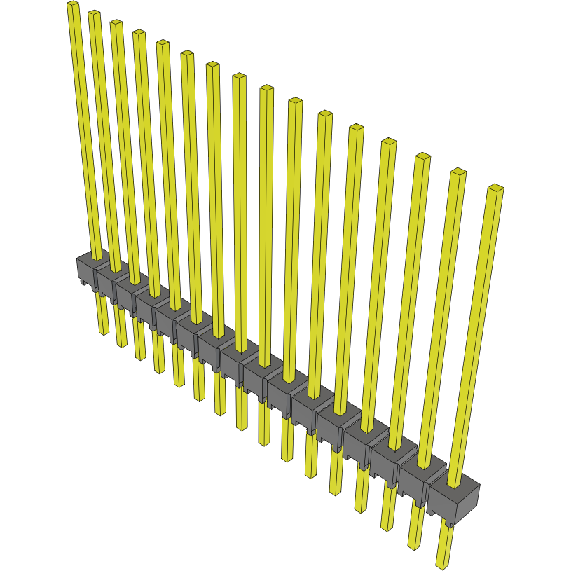 Samtec-MTSW-116-13-G-S-910 Steckverbinderleisten und Leiterplattenbuchsen Conn Unshrouded Header HDR 16 POS 2.54mm Solder ST Top Entry Thru-Hole Bulk