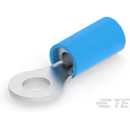 TE Connectivity-2-320560-1 Steckverbinderanschlüsse Ring Tongue Terminal 14-16AWG Copper Blue 21.82mm Tin T/R