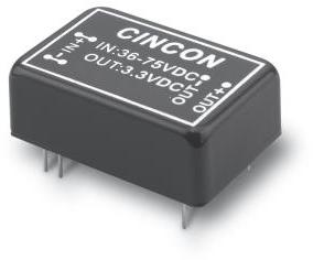 Cincon-EC7A-24S05 直流-直流转换器和开关式调节器模块 Module DC-DC 24VIN 1-OUT 5V 2A 10W 7-Pin DIP Module Tube