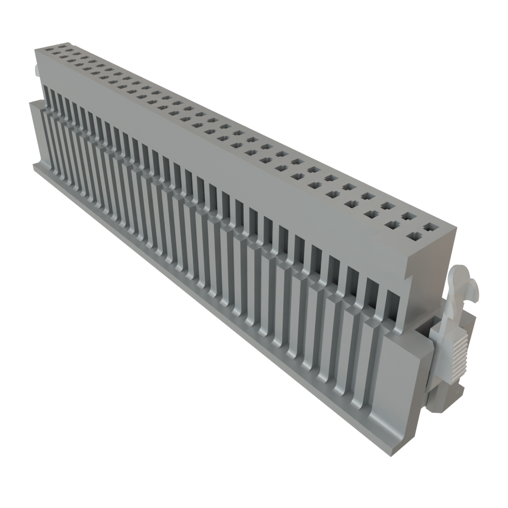 Samtec-ISDF-30-D-M Einzeladersteckverbinder, Gehäuse Conn Housing RCP 60 POS 1.27mm Crimp ST Cable Mount Black Tube