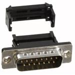 Conn D-Sub M 15 POS Solder ST Thru-Hole 15 Terminal 1 Port Tray