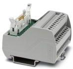 PHOENIX CONTACT-2322074 Módulos de interfaz VARIOFACE module, with screw connection and flat-ribbon cable connector, for mounting on NS 35 rails, with pin strip and short and long locking latches for socket strips, 20-pos., with LED