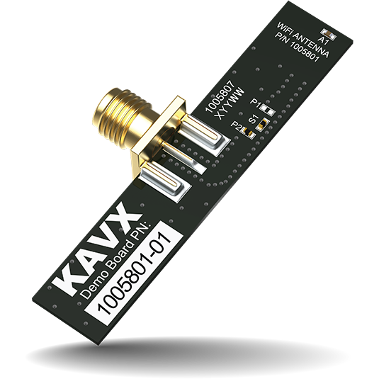 KYOCERA AVX Components Corporation-1005801-01 Kit e schede di sviluppo RF/Wireless 1005801 Antenna Demonstration Board