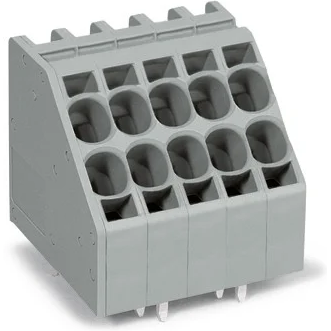 WAGO-746-2308 Blocchi terminali connettore 2-conductor PCB terminal block, 10 mm2, Pin spacing 7.5 mm, 8-pole, Push-in Cage Clamp
