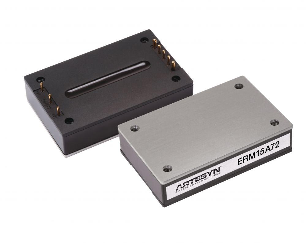 Artesyn / Advanced Energy-ERM15A72 Convertidor de CC a CC y módulo del regulador de conmutación Module DC-DC 72VIN 1-OUT 5V 15A 75W 8-Pin Quarter-Brick