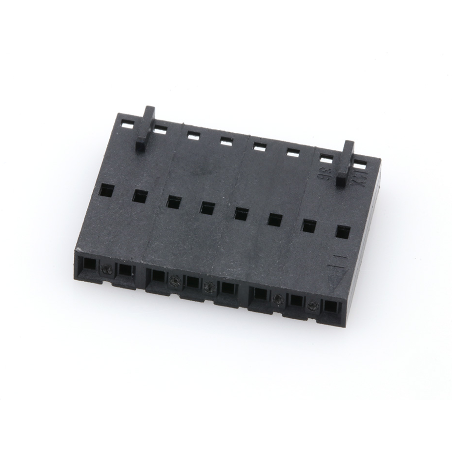 Molex-50-57-9308 Connector Discrete Wire Housing Conn Housing F 8 POS 2.54mm Crimp ST Cable Mount Black SL™ Bag