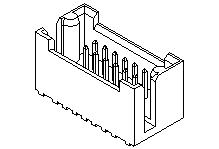 Molex-25-02-1034 Steckverbinderleisten und Leiterplattenbuchsen Conn Shrouded Header (4 Sides) HDR 34 POS 2.54mm Solder ST Thru-Hole C-Grid Tray