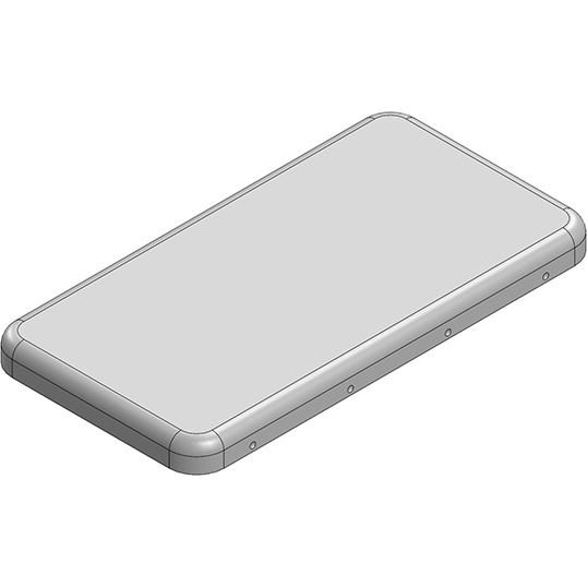 Masach Tech-MS513-10C null 51.9 x 27.1 x 3.5mm Two-piece Drawn-Seamless RF Shield/EMI Shield COVER (CRS)