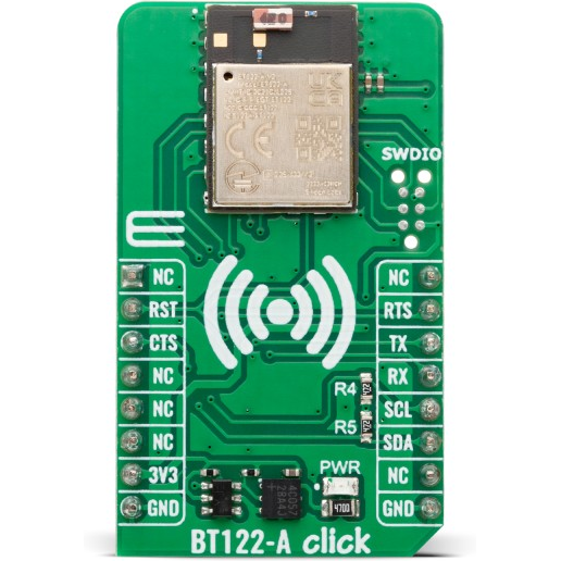 MikroElektronika-MIKROE-6432 Placas y kits de desarrollo inalámbricos/RF BT122-A Bluetooth Click Board
