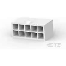 TE Connectivity-1-1586038-0 Connector Headers and PCB Receptacles Conn Wire to Board HDR 10Power POS 4.2mm Solder ST Thru-Hole Tray