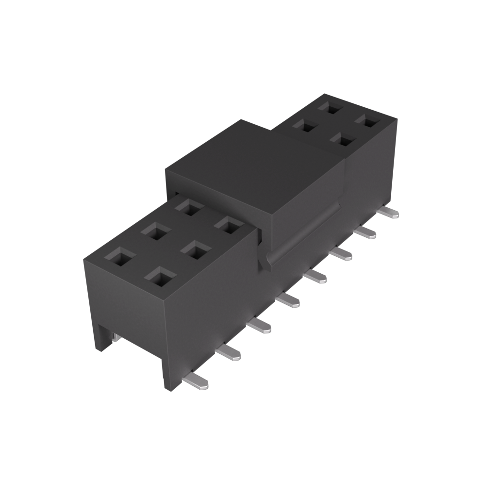 Amphenol Communications Solutions-55510-316TRLF Steckverbinderleisten und Leiterplattenbuchsen Minitek® 2.00mm, Board to Board Connector, PCB Mounted Receptacle , Vertical , Surface Mount, Double row, 16 Positions, 2.00mm (0.079in) Pitch