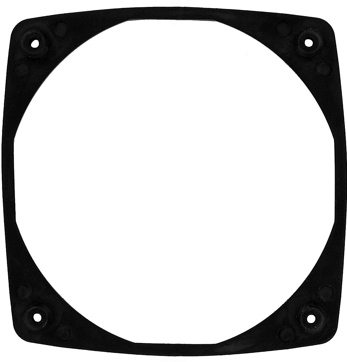 Qualtek Electronics-QLM-119-50-20 Accesorios de administración térmica Thrml Mgmt Access Fan Sleeve 119mm Black Thermoplastic Elastomer Bulk