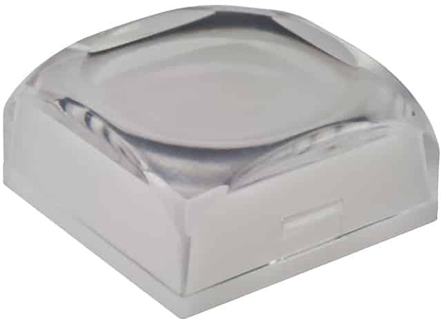 NKK Switches-AT3079JB Schalterzubehör Switch Access Square Sculptured Cap with Lens/Diffuser Push Button Switch