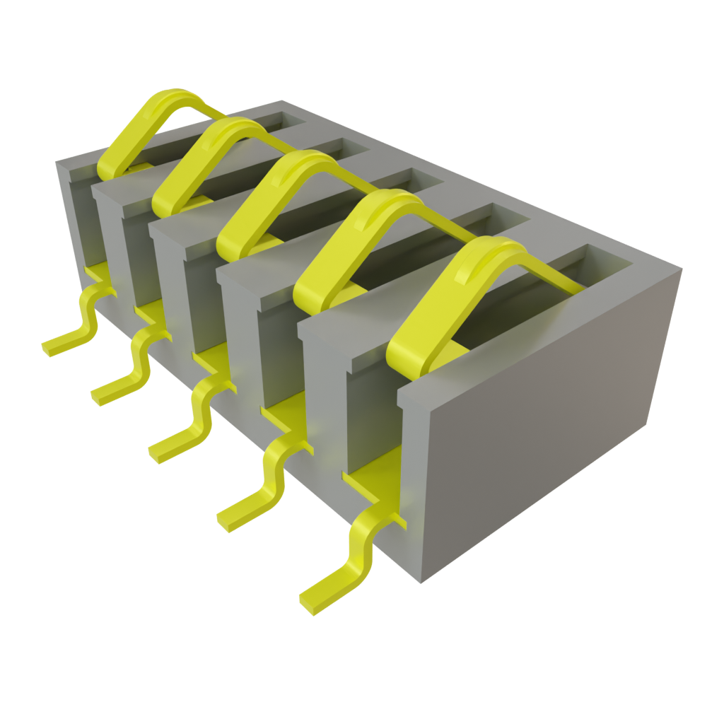 Samtec-SIB-105-02-F-S-LC Steckverbinderleisten und Leiterplattenbuchsen Conn One Piece Interface M 5 POS 2.54mm Solder ST SMD Tube