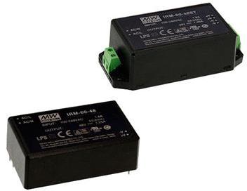 Mean Well Enterprises-IRM-60-12 AC-DC-Spannungsversorgung AC/DC Power Supply Single-OUT 12V 5A 60W 4-Pin