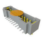 Conn Shrouded Header HDR 20 POS 2mm Solder ST SMD T/R