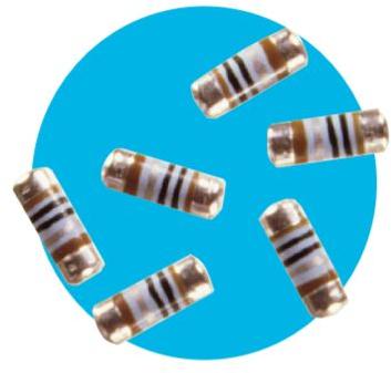 Welwyn Components-WRM0102C-10RFI Widerstand, fest, Oberflächenmontage, einzeln Res Metal Film 0102(0805) 10 Ohm 1% 0.2W(1/5W) ±50ppm/°C Melf Pad SMD T/R