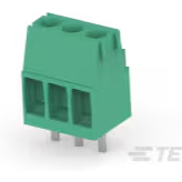 TE Connectivity-284391-3 Steckverbinder, Klemmenblöcke Conn Eurostyle Block F 3 POS 3.5mm Solder ST Thru-Hole 12A/Contact Box