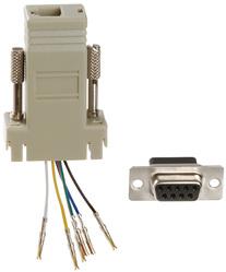 Assmann WSW components, Inc-AT-23065 Interfaz de conector Adapter DSUB 9POS F - RJ12 Jack