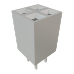 Conn Socket Strip SKT 4 POS 2.54mm Solder ST Top Entry Thru-Hole TIGER CLAW™ Layer