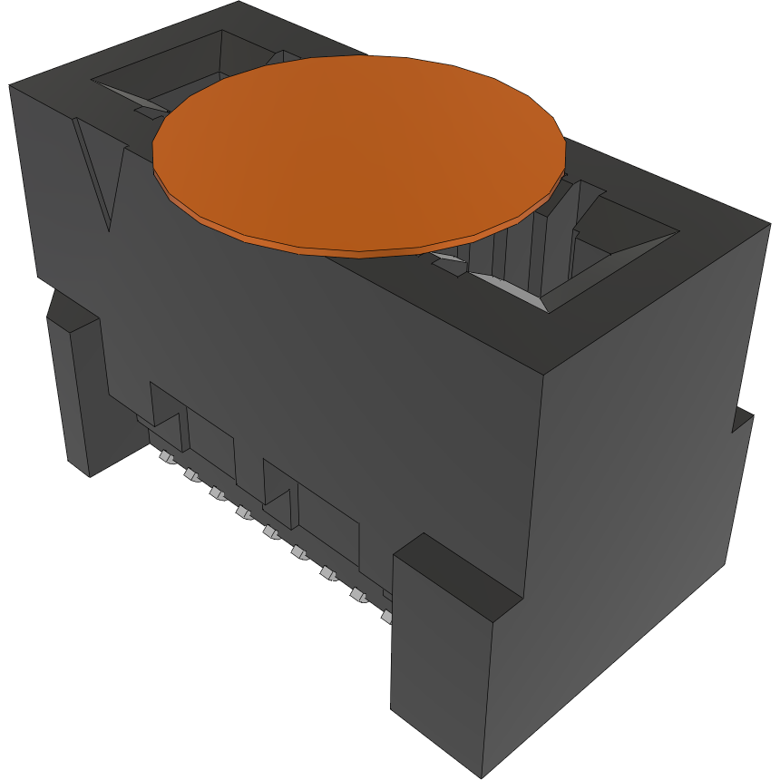 Samtec-HSEC8-110-01-S-DV-K-TR Steckverbinder, Kartenrand Conn Card Edge SKT 20 POS 0.8mm Solder ST SMD EDGE RATE™ T/R