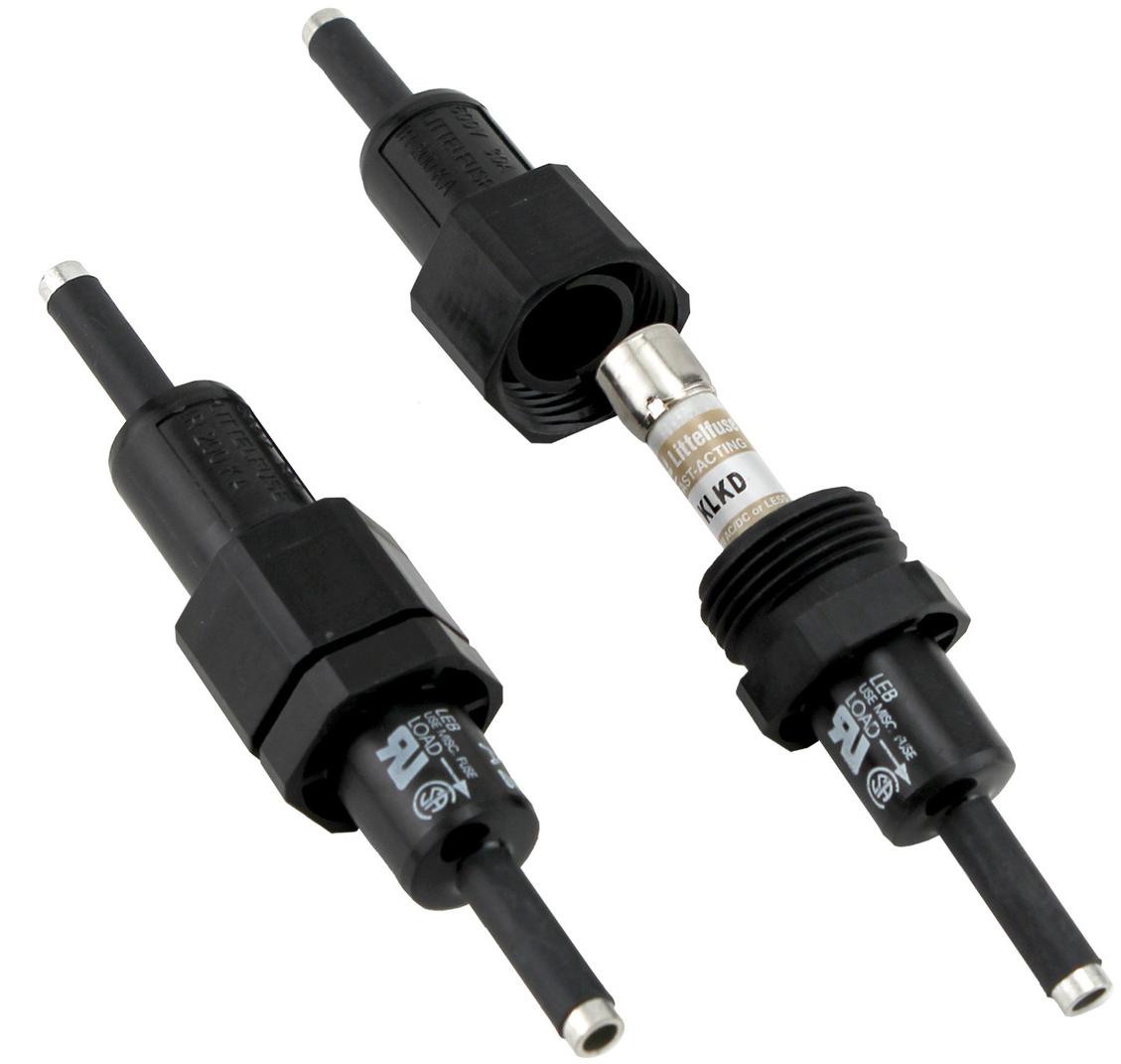 Littelfuse-0LEC0ABSX Accesorios del fusible Fuse Holder 30A 600VAC/600VDC In Line Crimp