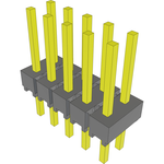 Conn Unshrouded Header HDR 10 POS 2.54mm Solder ST Top Entry Thru-Hole Bulk