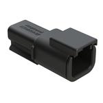 Conn Housing RCP 2 POS Crimp ST Cable Mount Black